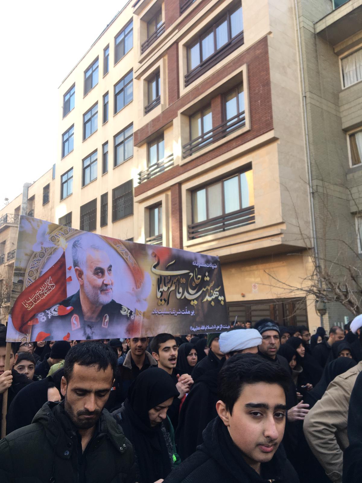 Tahran'da Şehit Kasım Süleymani'nin Cenaze Töreni Yapıldı